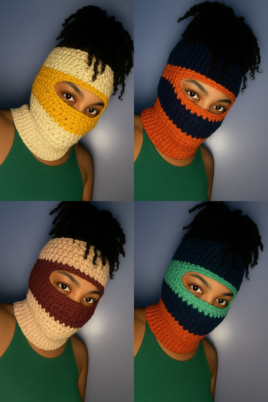 Loc’d Friendly Ski Mask
