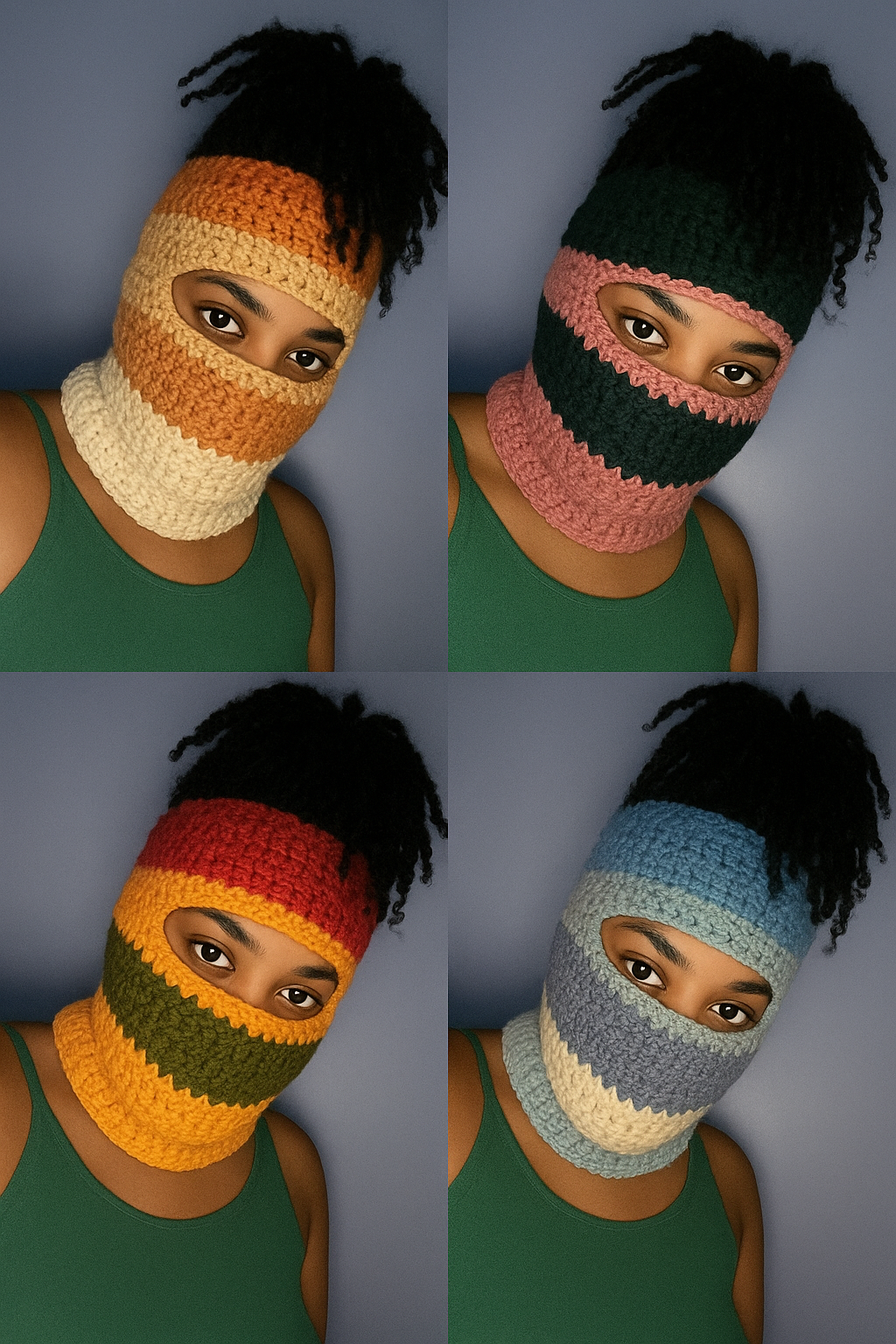 Loc’d Friendly Ski Mask