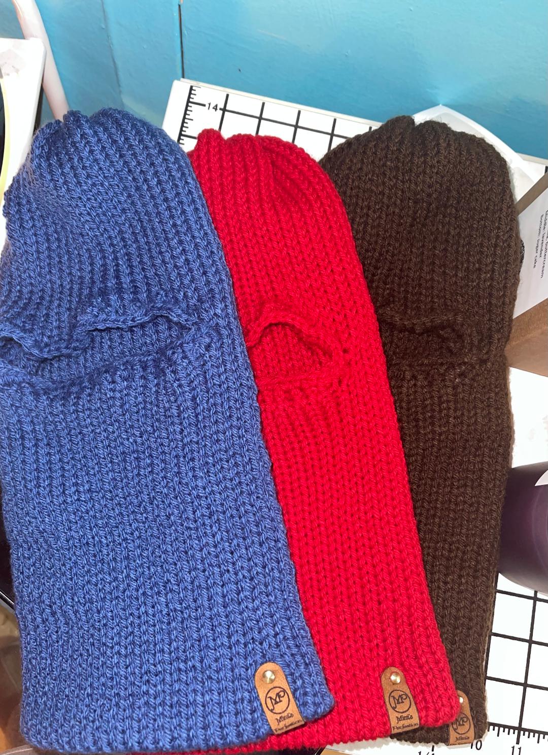 Knit Ribbed Ski Mask